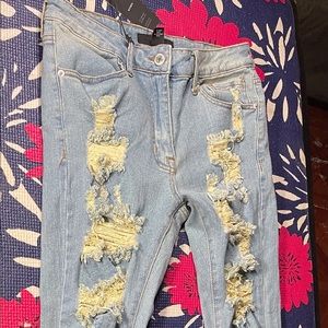 Forever21 Men denim  ripped skinny jeans